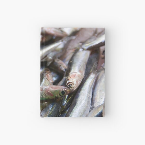 Sea-fresh Spanish sardines Hardcover Journal