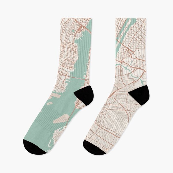 Item preview, New York City, New York, USA Map (Theme 2) designed and sold by Mapnify.