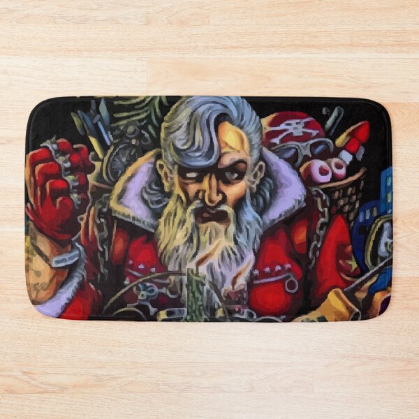 Item preview, Rock Santa - Metal Christmas designed and sold by 6athed.