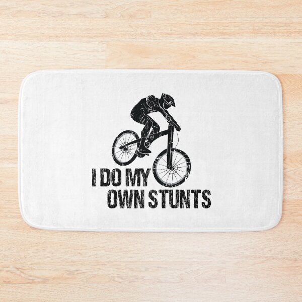 Item preview, I Do My Own Stunts Downhill Bike Vintage designed and sold by TheInkElephant.