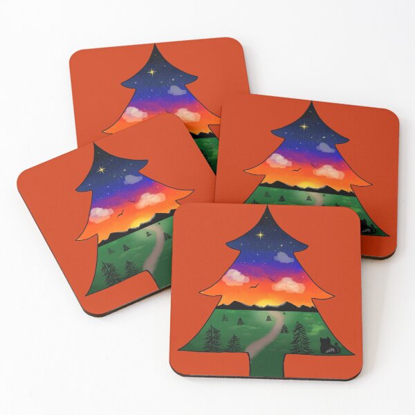 Item preview, Holiday Tree Evening designed and sold by lorikitty.