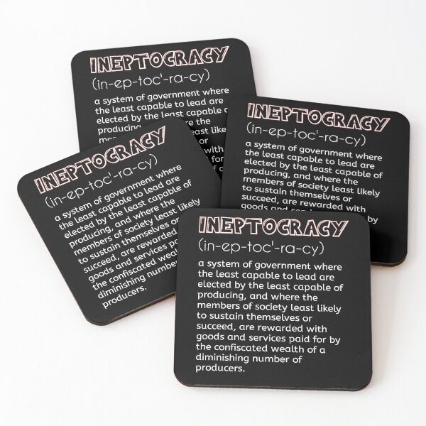 Item preview, Ineptocracy Funny Political Definition, Ineptocracy Definition Quote designed and sold by Essakhi12.