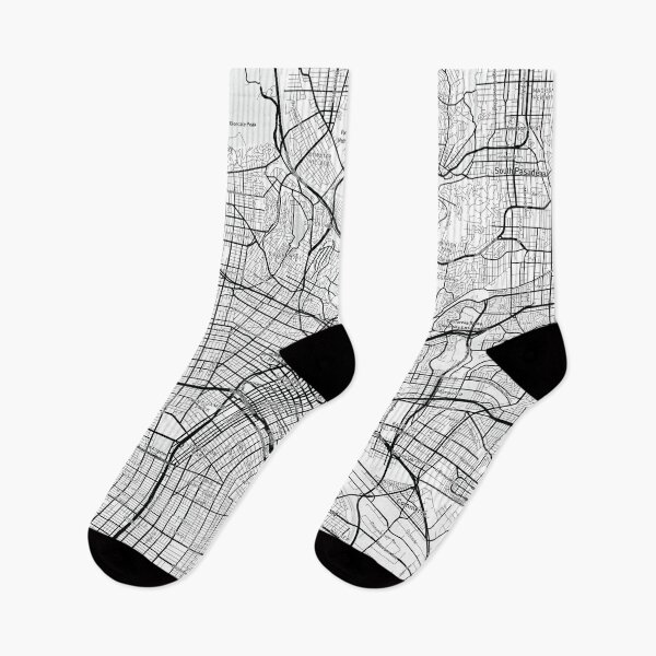Item preview, Los Angeles, California, USA Map (Theme 1) designed and sold by Mapnify.