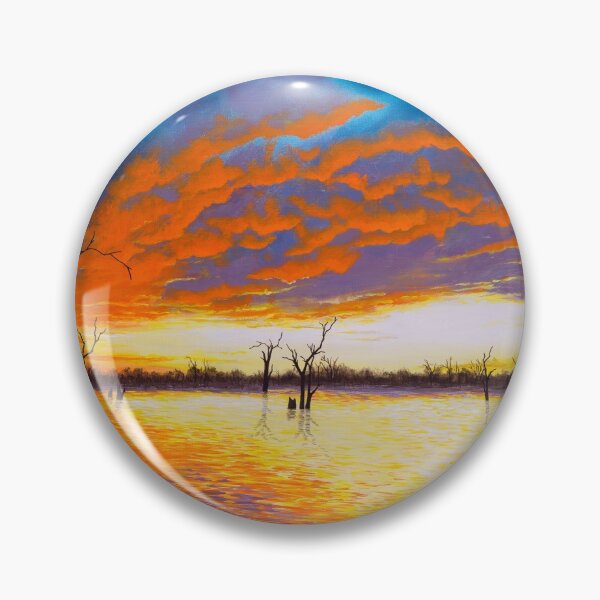 Item preview, Sunset over Lake Nillahcootie designed and sold by Debra Dickson.