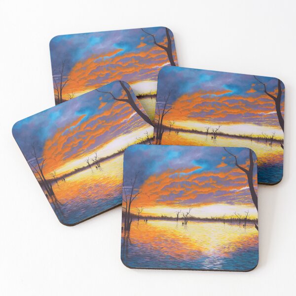 Item preview, Sunset over Lake Nillahcootie designed and sold by Debra Dickson.