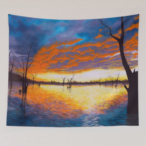 Item preview, Sunset over Lake Nillahcootie designed and sold by Debra Dickson.