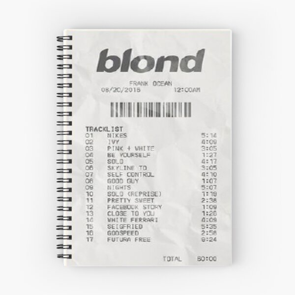 Item preview, blond frank ocean album receipt designed and sold by stickersbyro ☆.