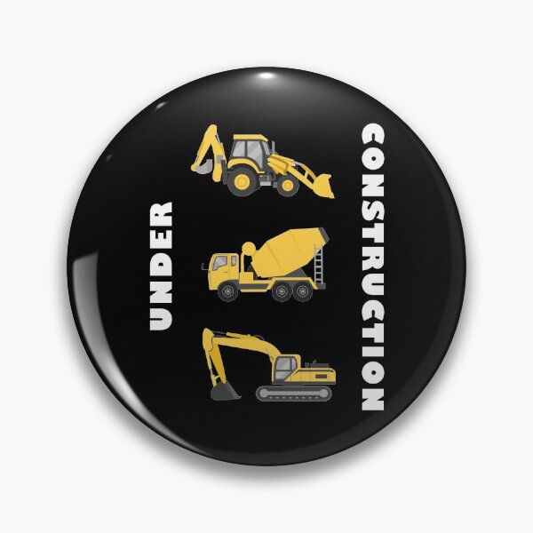 Item preview, Excavator backhoe loader cement mixer construction site construction vehicles gift designed and sold by leofel.