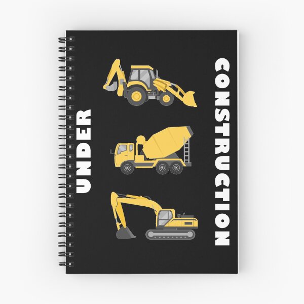 Item preview, Excavator backhoe loader cement mixer construction site construction vehicles gift designed and sold by leofel.