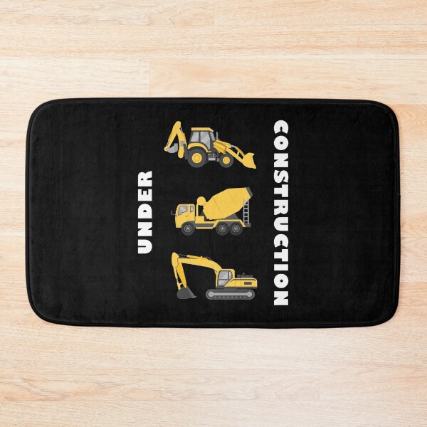 Item preview, Excavator backhoe loader cement mixer construction site construction vehicles gift designed and sold by leofel.