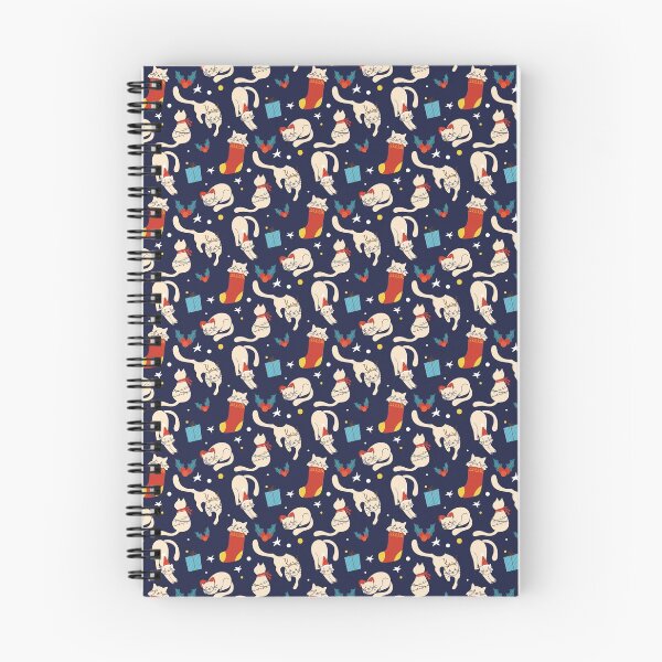 Item preview, Christmas Cat Pattern designed and sold by Creativenetic.