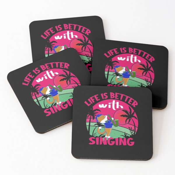 Item preview, life is better with singing,funny designed and sold by buzz1days.