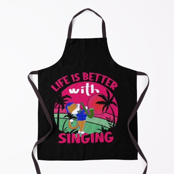 Item preview, life is better with singing,funny designed and sold by buzz1days.