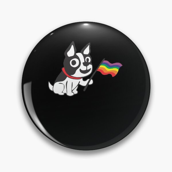Item preview, Gay Pride Flag Boston Terrier Owner Graphic Rainbow Flag designed and sold by Manisma Road.
