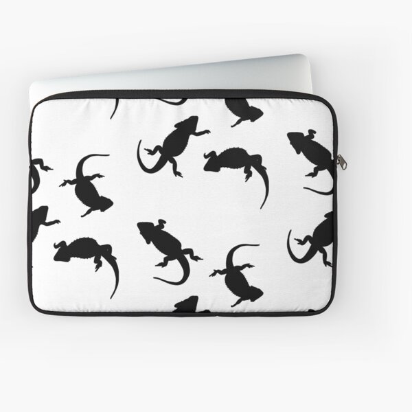 Bearded Dragon 4 Swim Silhouettes Laptop Sleeve