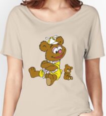 Muppet Babies - Fozzie Bear & Teddy - Arms Crossed Women's Relaxed Fit T-Shirt