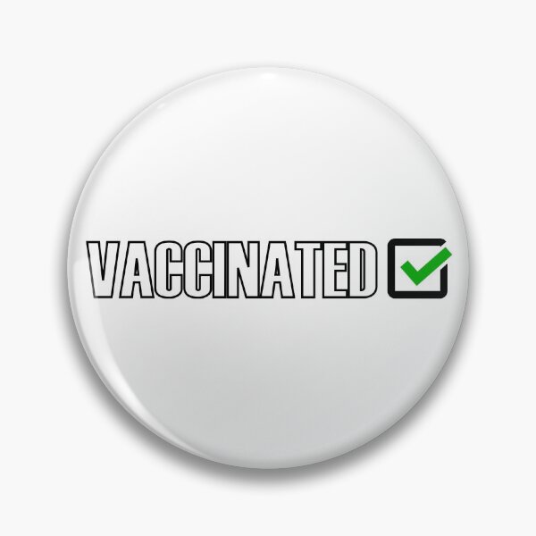 Item preview, I am Vaccinated Green tick check box - Chic design designed and sold by Deegital18.