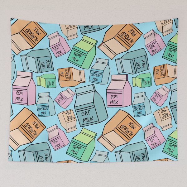 Item preview, Vegan Milk Seamless Veganuary 2021 Pattern designed and sold by Sunny Collections.