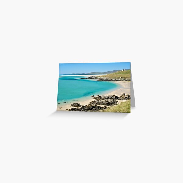 Luskentyre beach, Isle of Harris Greeting Card