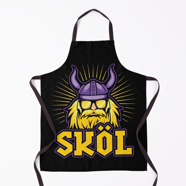 Item preview, Skol Vikings Nordic Scandinavian Helmet designed and sold by Hananiah Merch.