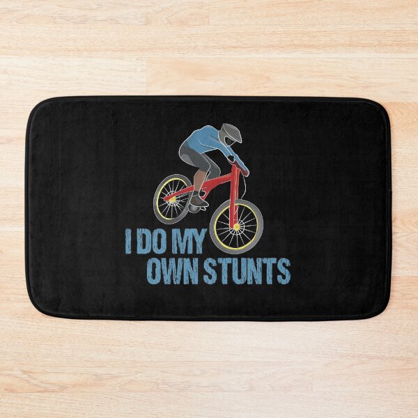 Item preview, I Do My Own Stunts Downhill Bike Vintage designed and sold by TheInkElephant.