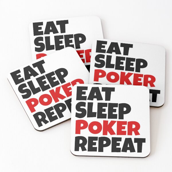 Artikelvorschau, ESSEN, SCHLAFEN, POKER, WIEDERHOLEN entworfen und verkauft von ASsi-Eve.