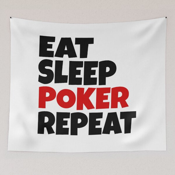 Item preview,  EAT, SLEEP, POKER, REPEAT designed and sold by ASsi-Eve.