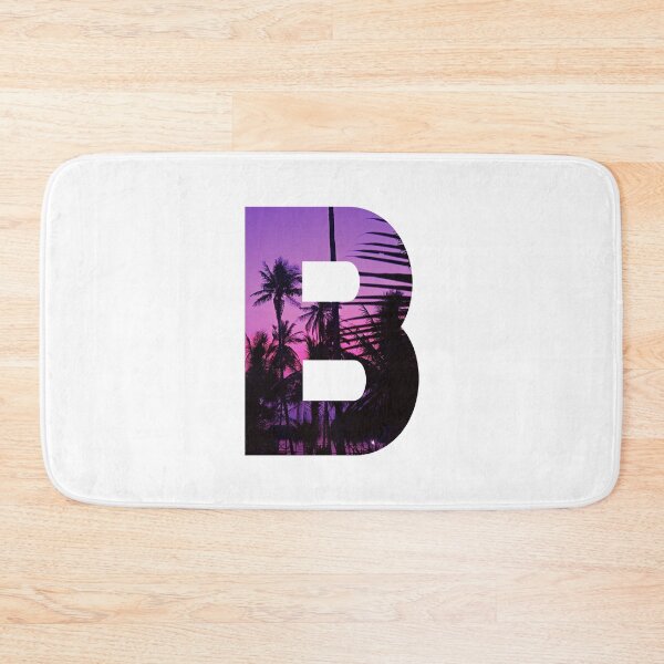 Item preview, B letter, Purple sunset designed and sold by stickmeok.