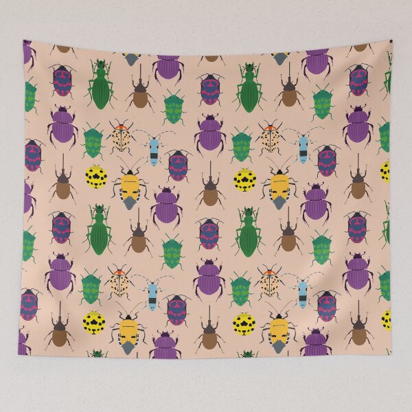 Item preview, Bugs and Insects Pattern designed and sold by space-kitten.