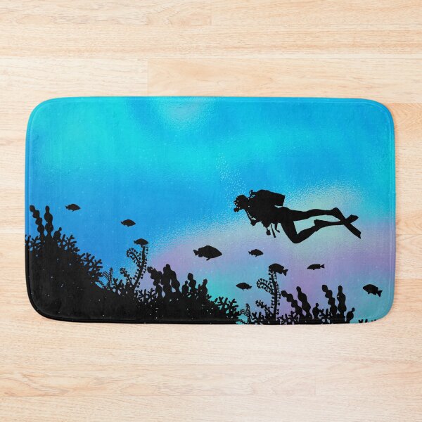 Item preview, Scuba Diving Colorful Pattern designed and sold by EddieBalevo.