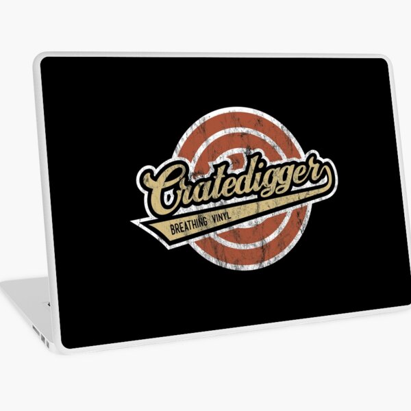 Cratedigger of the Record Collection Laptop Skin