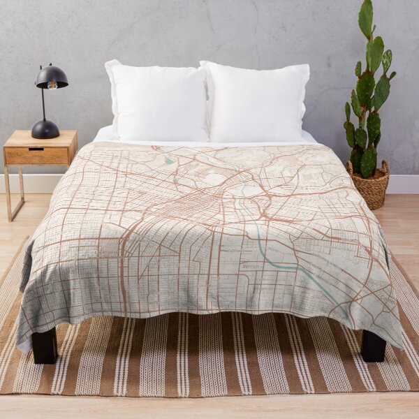 Item preview, Los Angeles, California, USA Map (Theme 2) designed and sold by Mapnify.