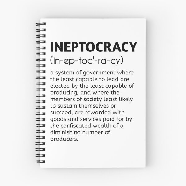 Item preview, Ineptocracy Funny Political Definition, Ineptocracy Definition Quote designed and sold by Essakhi12.