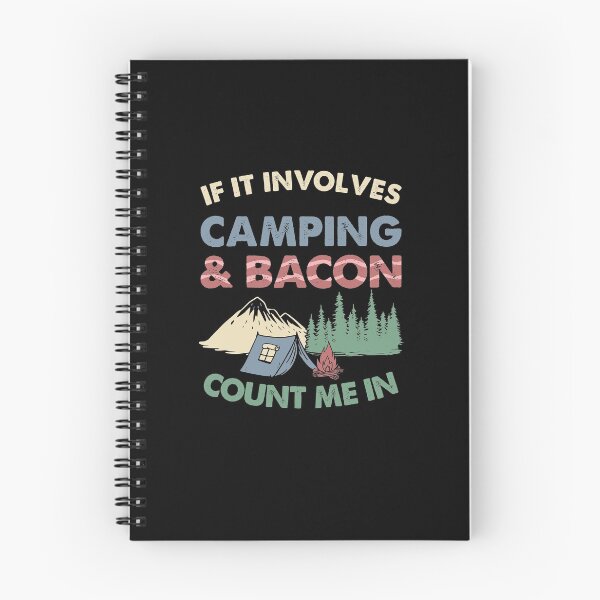 Item preview, If It Involves Bacon And Camping Count Me In - Camper Gift designed and sold by Manisma Road.