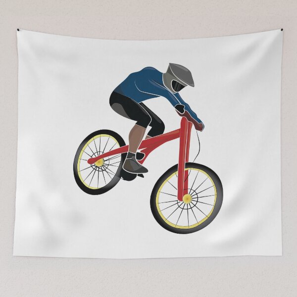Item preview, I Do My Own Stunts Downhill Bike Vintage designed and sold by TheInkElephant.