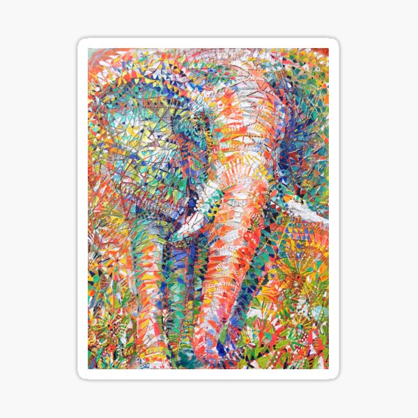 Éléphant festif Sticker