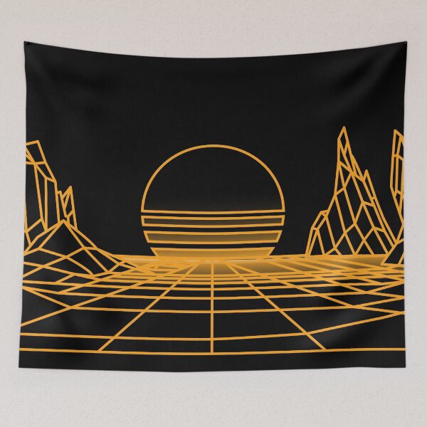 Item preview, Yellow Synthwave designed and sold by ezralfredo.