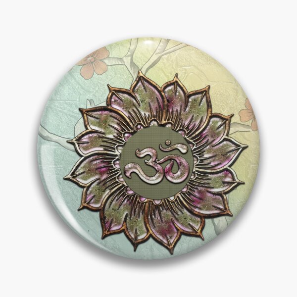 Item preview, The sign ohm on a mandala designed and sold by nicky2342.