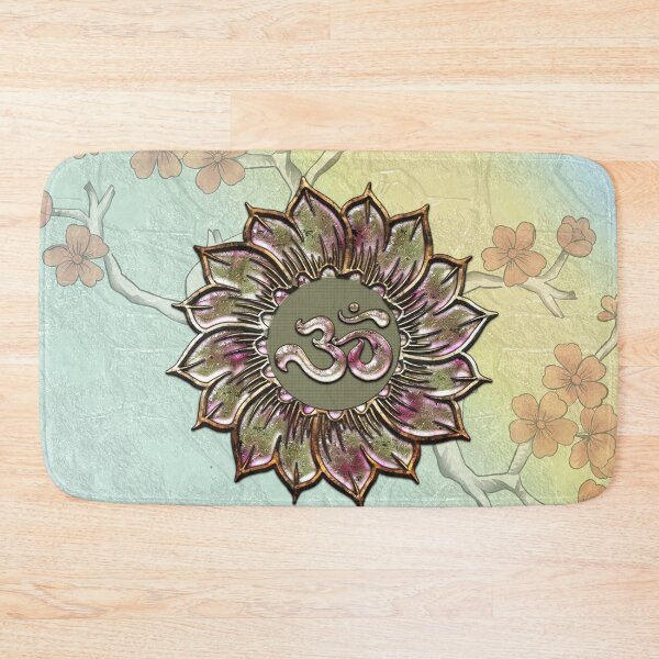 Item preview, The sign ohm on a mandala designed and sold by nicky2342.