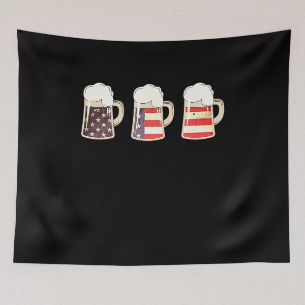Item preview, Beer American Flag 4th July Beer Crafter And Lover designed and sold by Manisma Road.