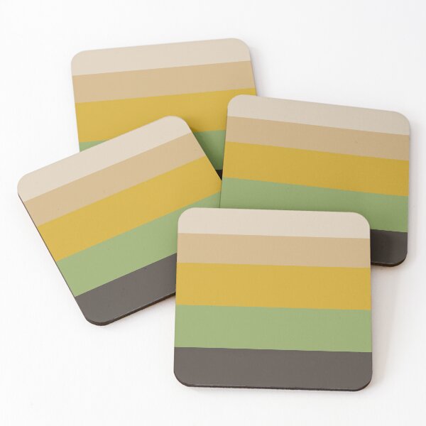 Item preview, Retro color stripes, 1930's retro colors designed and sold by Sasas Design.