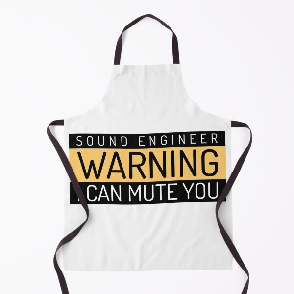 Item preview, Sound Engineer Warning designed and sold by Hooked-Atire.