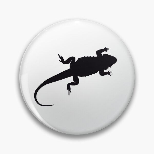 Item preview, Bearded Dragon Silhouette designed and sold by PrileyRileyArt.