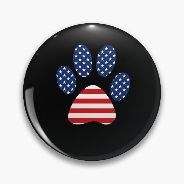 Item preview, American Flag Paw 4th Of July Gift For Dog Lovers designed and sold by Manisma Road.