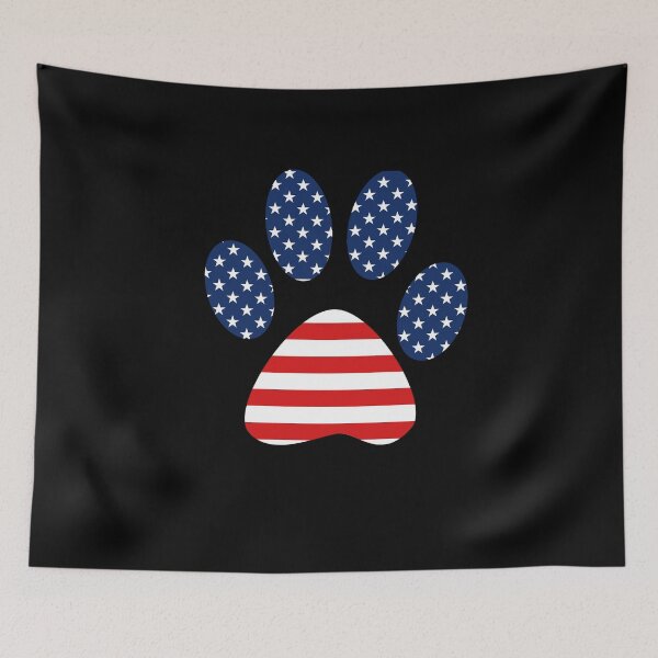 Item preview, American Flag Paw 4th Of July Gift For Dog Lovers designed and sold by Manisma Road.