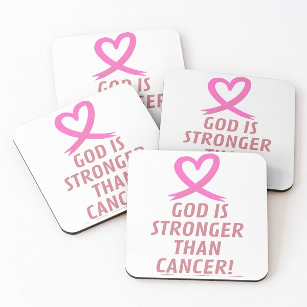 Item preview, GOD IS STRONGER THAN CANCER designed and sold by DivineTiffany.