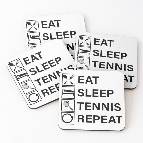 Item preview, Eat Sleep Tennis Repeat designed and sold by Adel Qasem.