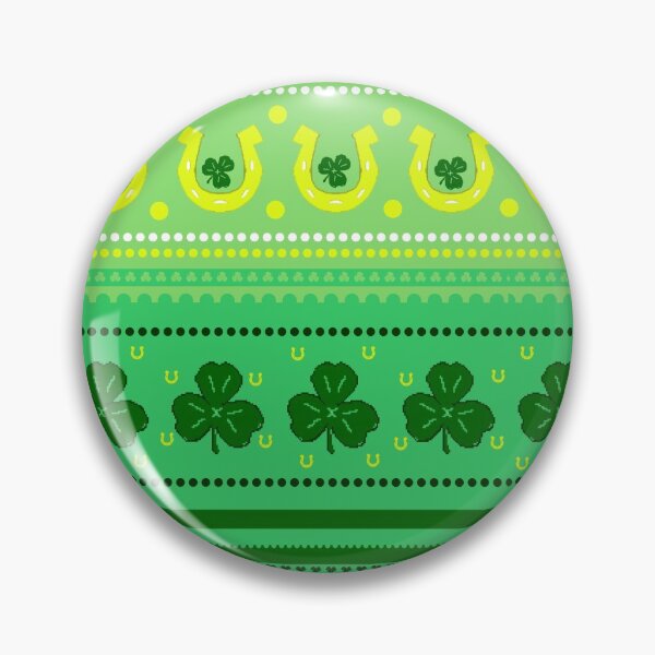 Item preview, Green Shamrock St Patricks Day | Pixel Art  designed and sold by AliensRich.