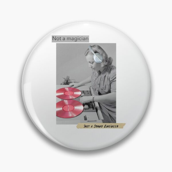Item preview, Not a magician, Just a Sound Engineer designed and sold by Hooked-Atire.