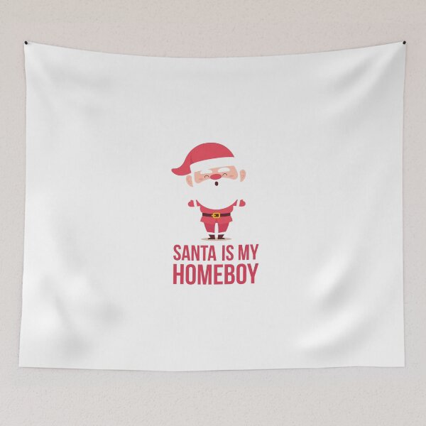Item preview, Santa is my homeboy designed and sold by GoldenDov.